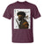Afro American Samurai T Shirt Japanese Vintage Graphic Sumie Katana - Wonder Print Shop