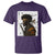 Afro American Samurai T Shirt Japanese Vintage Graphic Sumie Katana - Wonder Print Shop