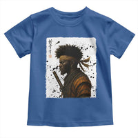 Afro American Samurai Toddler T Shirt Japanese Vintage Graphic Sumie Katana - Wonder Print Shop