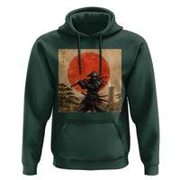 Japanese Samurai Hoodie Warrior With Katana Vintage Ukiyoe Style - Wonder Print Shop