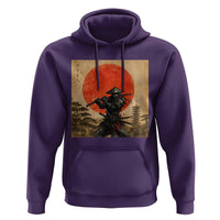Japanese Samurai Hoodie Warrior With Katana Vintage Ukiyoe Style - Wonder Print Shop