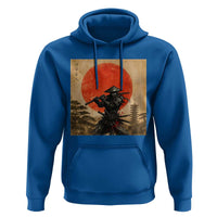 Japanese Samurai Hoodie Warrior With Katana Vintage Ukiyoe Style - Wonder Print Shop