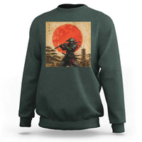 Japanese Samurai Sweatshirt Warrior With Katana Vintage Ukiyoe Style - Wonder Print Shop