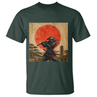 Japanese Samurai T Shirt Warrior With Katana Vintage Ukiyoe Style - Wonder Print Shop