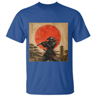 Japanese Samurai T Shirt Warrior With Katana Vintage Ukiyoe Style - Wonder Print Shop