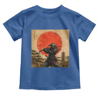 Japanese Samurai Toddler T Shirt Warrior With Katana Vintage Ukiyoe Style - Wonder Print Shop