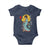 Horror Samurai Geisha Skull Baby Onesie Japanese Kimono And Katana - Wonder Print Shop