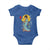Horror Samurai Geisha Skull Baby Onesie Japanese Kimono And Katana - Wonder Print Shop