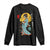 Horror Samurai Geisha Skull Long Sleeve Shirt Japanese Kimono And Katana - Wonder Print Shop