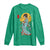 Horror Samurai Geisha Skull Long Sleeve Shirt Japanese Kimono And Katana - Wonder Print Shop