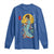 Horror Samurai Geisha Skull Long Sleeve Shirt Japanese Kimono And Katana - Wonder Print Shop