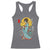 Horror Samurai Geisha Skull Racerback Tank Top Japanese Kimono And Katana - Wonder Print Shop