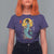 Horror Samurai Geisha Skull T Shirt For Women Japanese Kimono And Katana - Wonder Print Shop