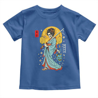 Horror Samurai Geisha Skull Toddler T Shirt Japanese Kimono And Katana - Wonder Print Shop