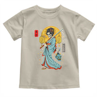 Gothic Samurai Geisha Skeleton Toddler T Shirt Japanese Kimono And Katana - Wonder Print Shop