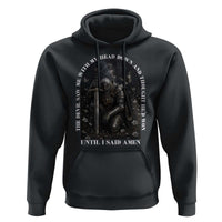 Christian Knight Templar Crusader Hoodie The Devil Saw Me With My Head Down And Thought He'd Won