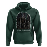 Christian Knight Templar Crusader Hoodie The Devil Saw Me With My Head Down And Thought He'd Won