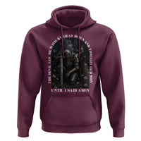 Christian Knight Templar Crusader Hoodie The Devil Saw Me With My Head Down And Thought He'd Won