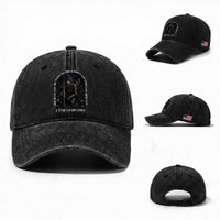 Christian Knight Templar Crusader Washed Cotton Baseball Cap The Devil Saw Me With My Head Down And Thought He'd Won