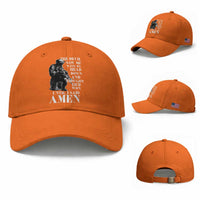 Military Christian Warrior Baseball Cap The Devil Saw Me With My Head Down And Thought He'd Won