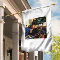 Funny Back To School Doll Face Meme Garden Flag Coffee Teacher Gift