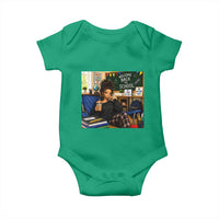 Funny Back To School Doll Face Meme Baby Onesie Coffee Teacher Gift