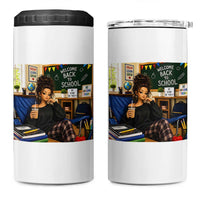 Funny Back To School Doll Face Meme 4 in 1 Can Cooler Tumbler Coffee Teacher Gift