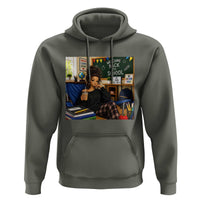 Funny Back To School Doll Face Meme Hoodie Coffee Teacher Gift