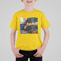 Funny Back To School Doll Face Meme T Shirt For Kid Coffee Teacher Gift