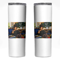 Funny Back To School Doll Face Meme Skinny Tumbler Coffee Teacher Gift