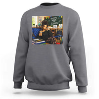Funny Back To School Doll Face Meme Sweatshirt Coffee Teacher Gift