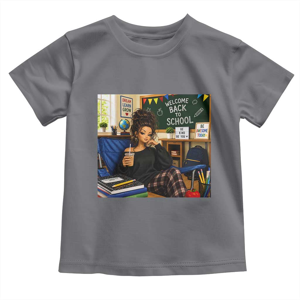 Funny Back To School Doll Face Meme Toddler T Shirt Coffee Teacher Gift