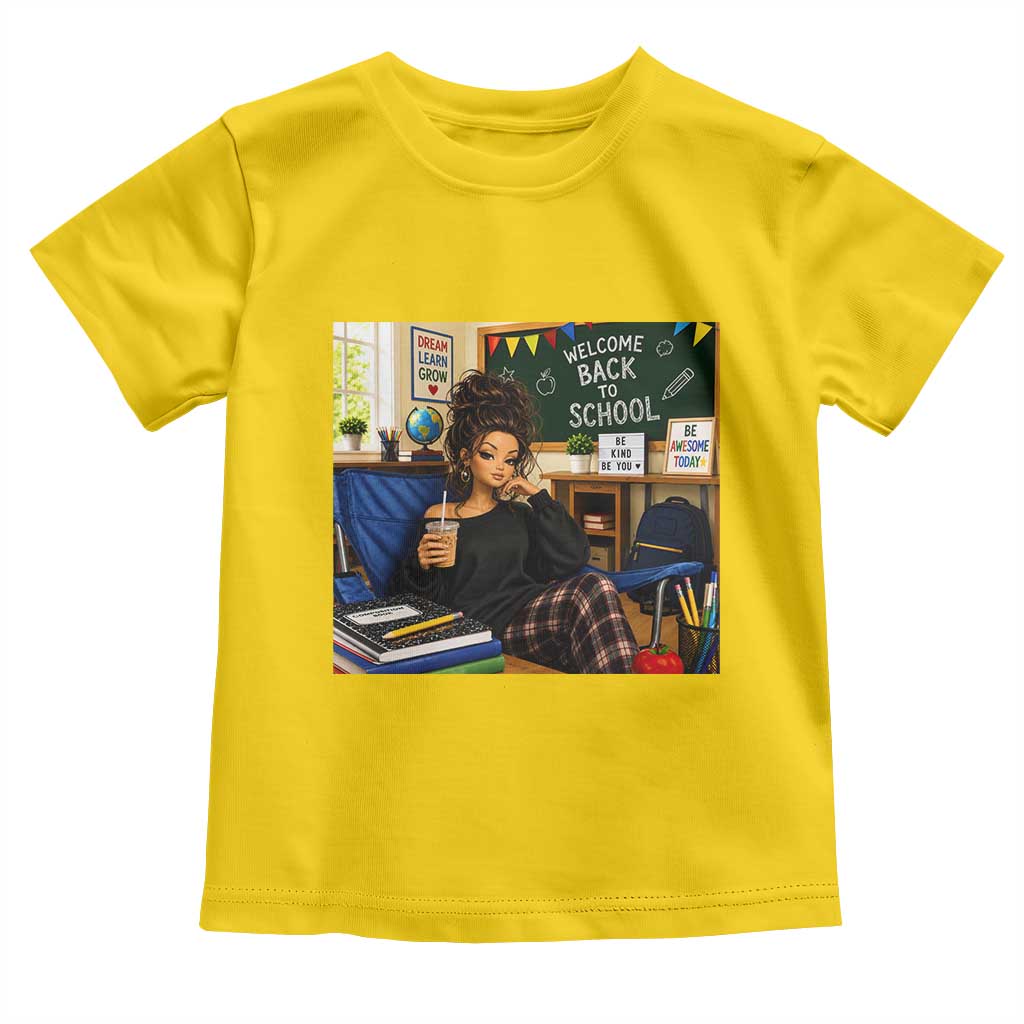 Funny Back To School Doll Face Meme Toddler T Shirt Coffee Teacher Gift