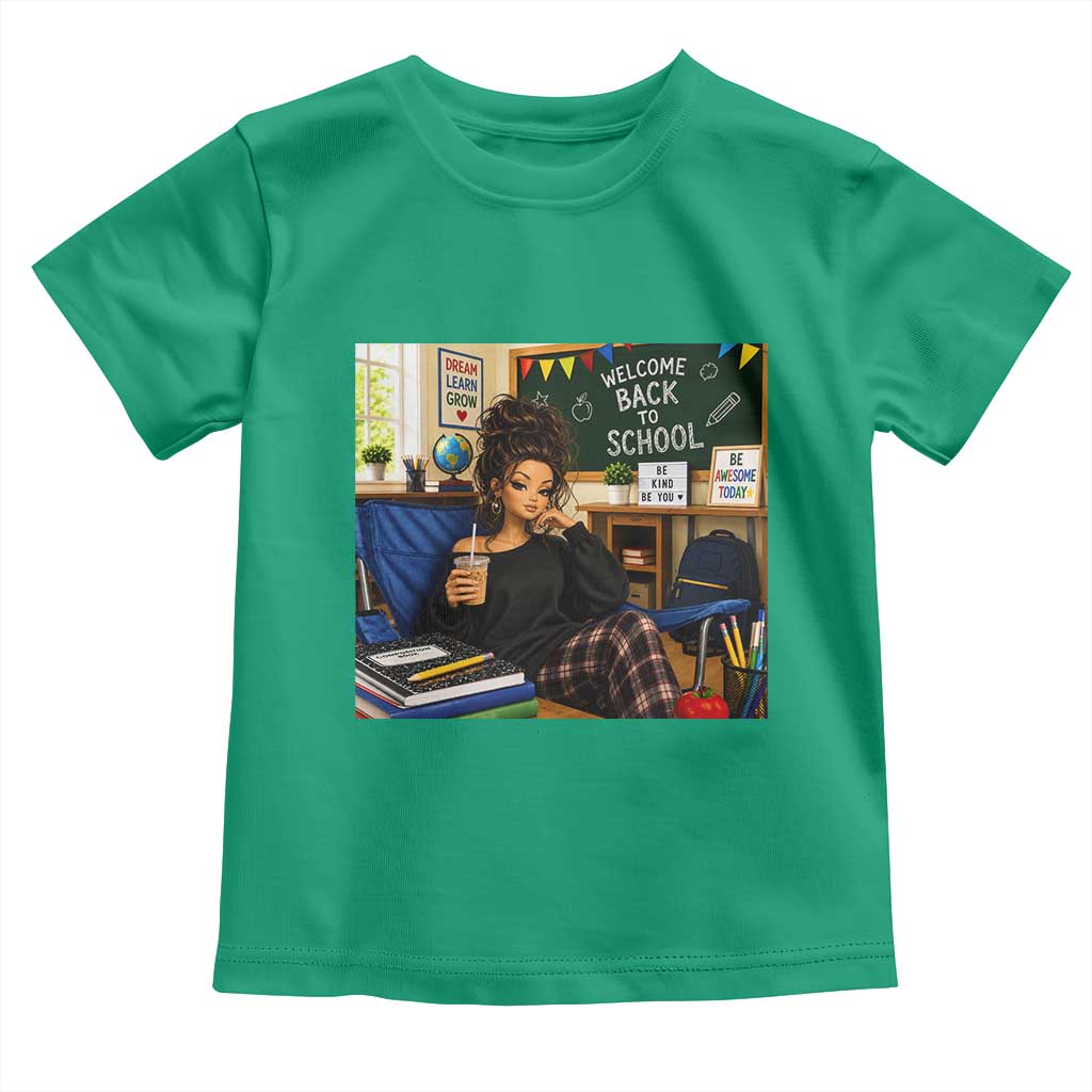 Funny Back To School Doll Face Meme Toddler T Shirt Coffee Teacher Gift