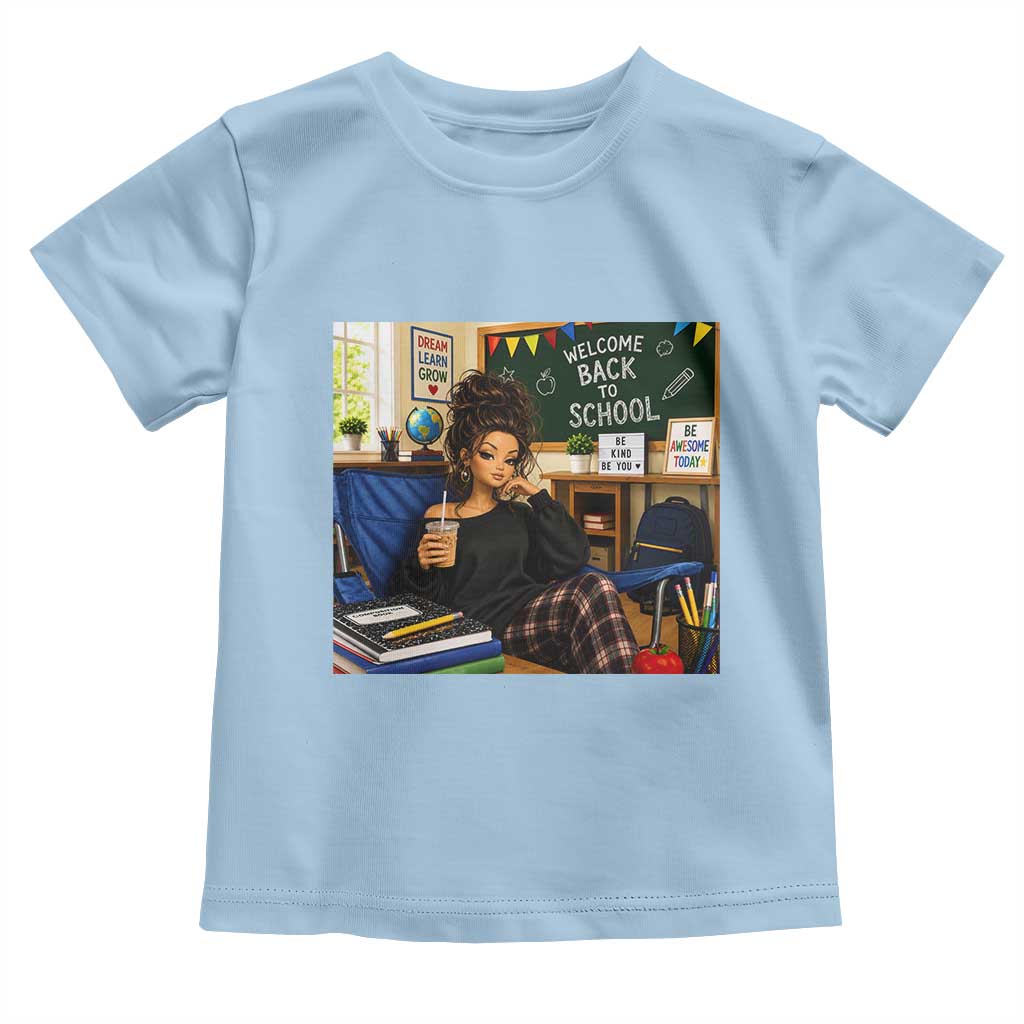 Funny Back To School Doll Face Meme Toddler T Shirt Coffee Teacher Gift