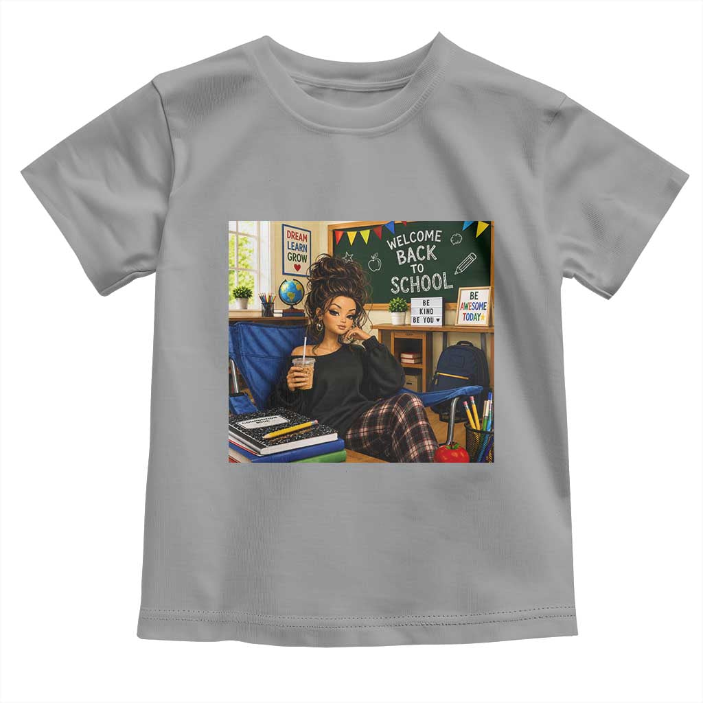 Funny Back To School Doll Face Meme Toddler T Shirt Coffee Teacher Gift