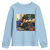 Funny Back To School Doll Face Meme Youth Sweatshirt Coffee Teacher Gift