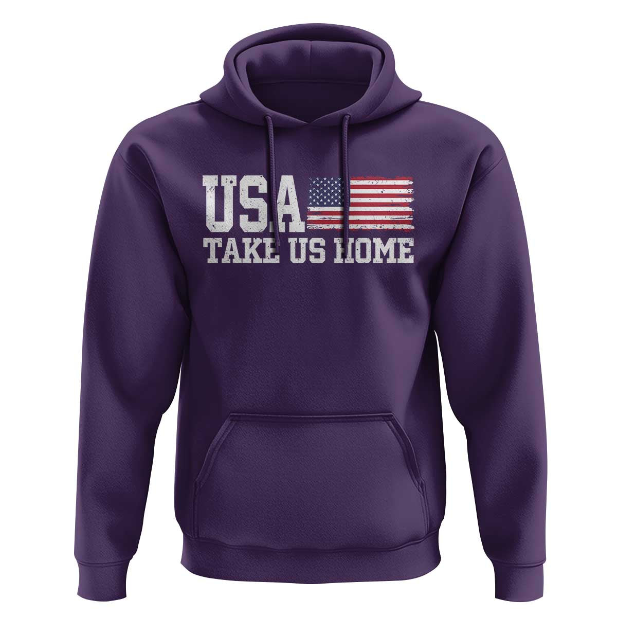 Patriotic USA Soccer Fan Hoodie Take Us Home Game Day