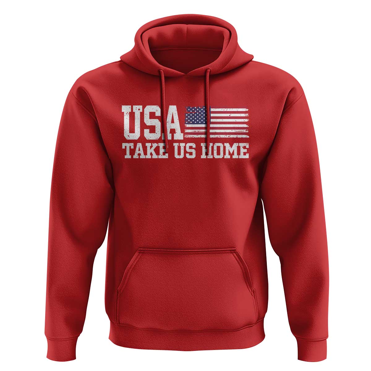 Patriotic USA Soccer Fan Hoodie Take Us Home Game Day