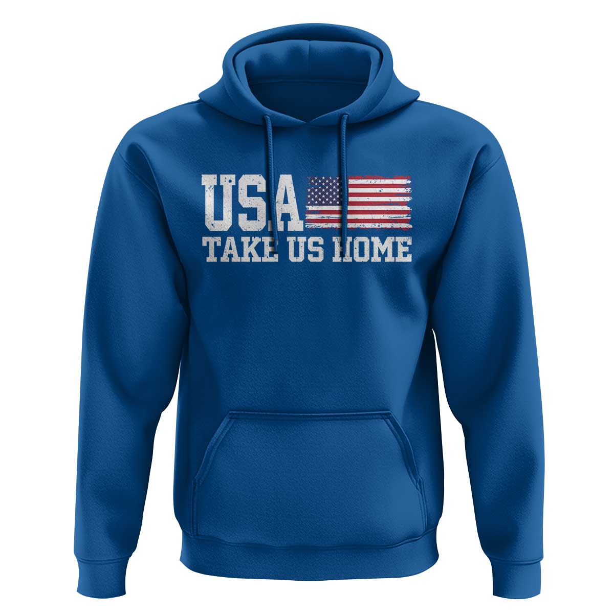 Patriotic USA Soccer Fan Hoodie Take Us Home Game Day