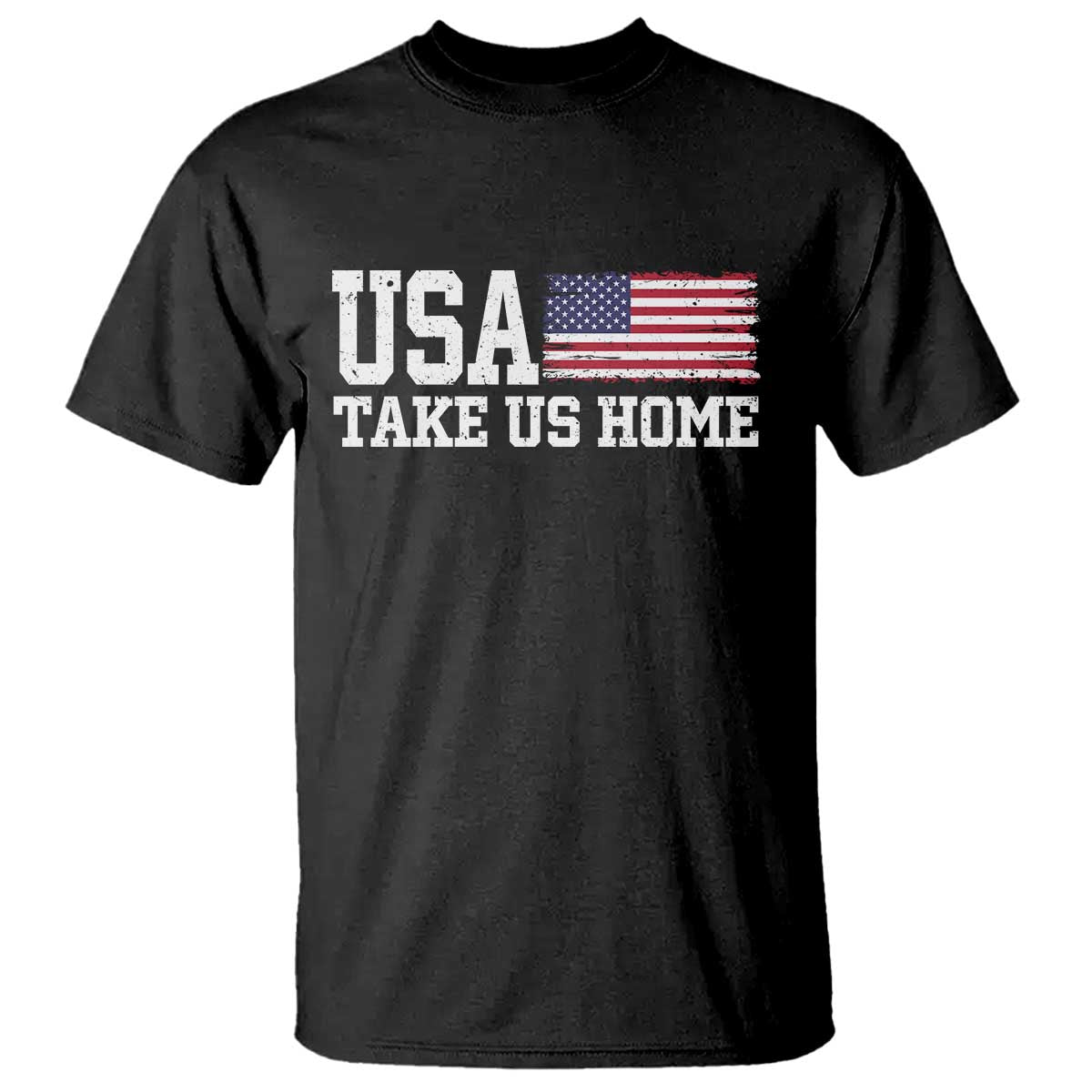 Patriotic USA Soccer Fan T Shirt Take Us Home Game Day