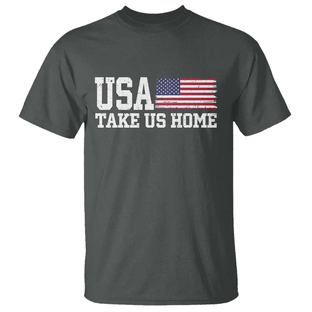 Patriotic USA Soccer Fan T Shirt Take Us Home Game Day