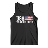 Patriotic USA Soccer Fan Tank Top Take Us Home Game Day