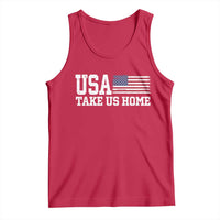 Patriotic USA Soccer Fan Tank Top Take Us Home Game Day