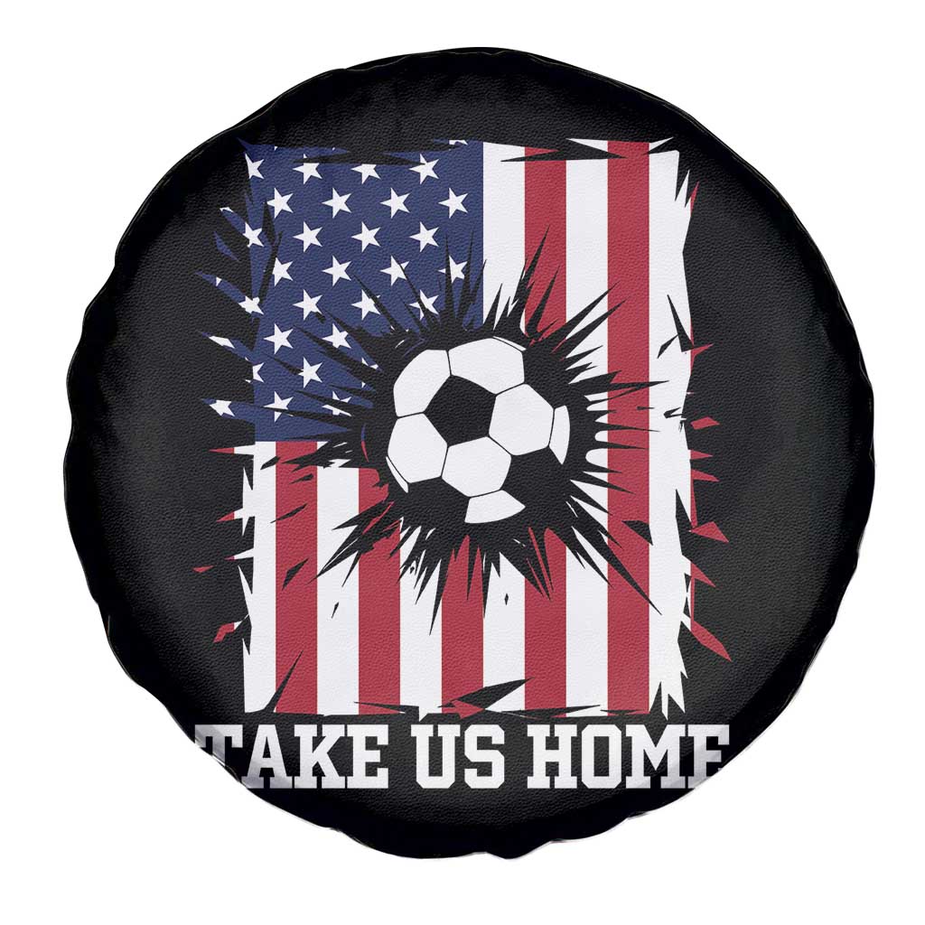 USA Soccer Game Day Spare Tire Cover Take Us Home