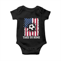 USA Soccer Game Day Baby Onesie Take Us Home