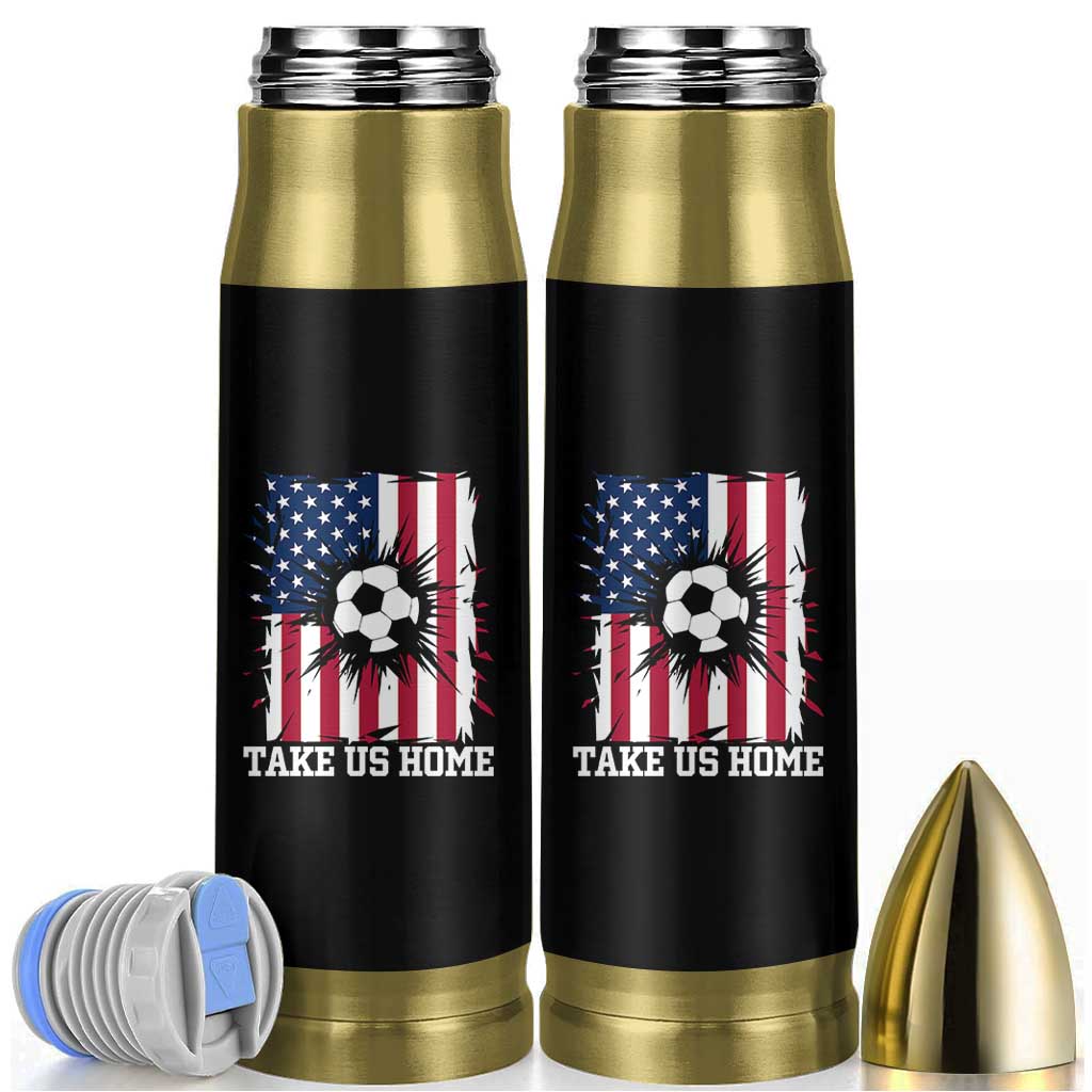 USA Soccer Game Day Bullet Tumbler Take Us Home