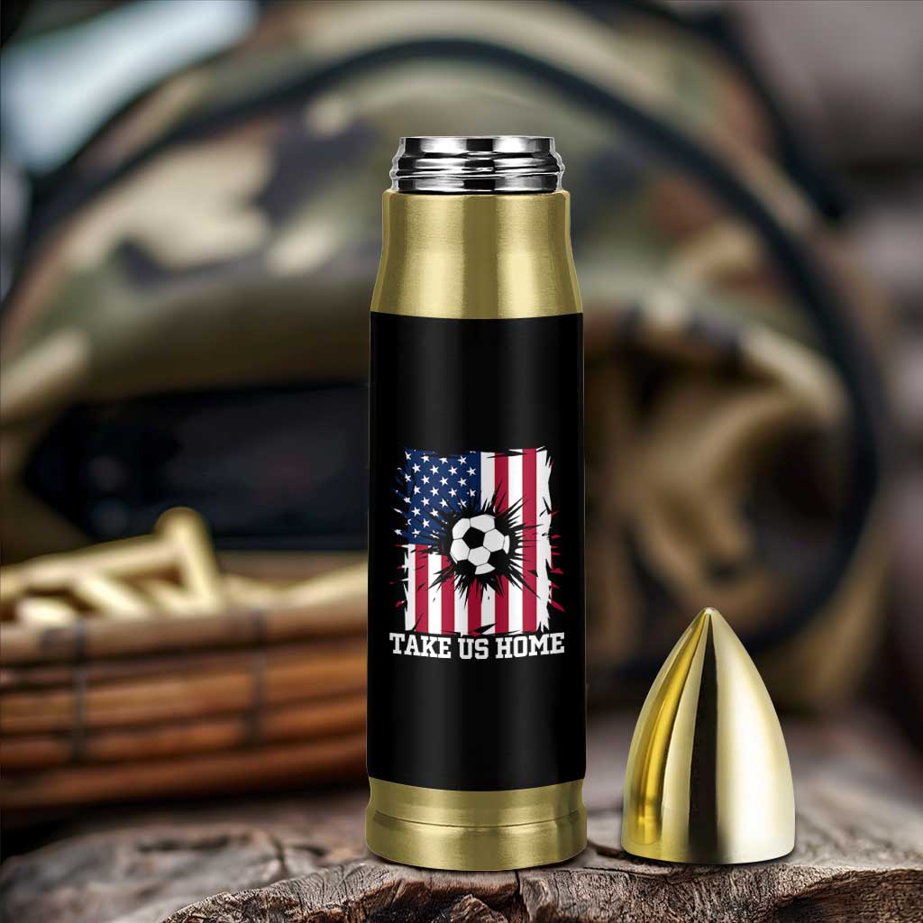 USA Soccer Game Day Bullet Tumbler Take Us Home