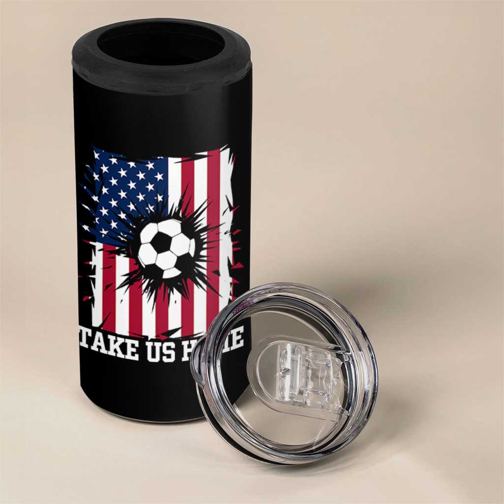USA Soccer Game Day 4 in 1 Can Cooler Tumbler Take Us Home