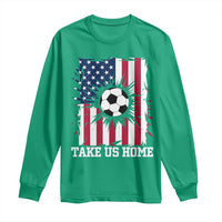 USA Soccer Game Day Long Sleeve Shirt Take Us Home